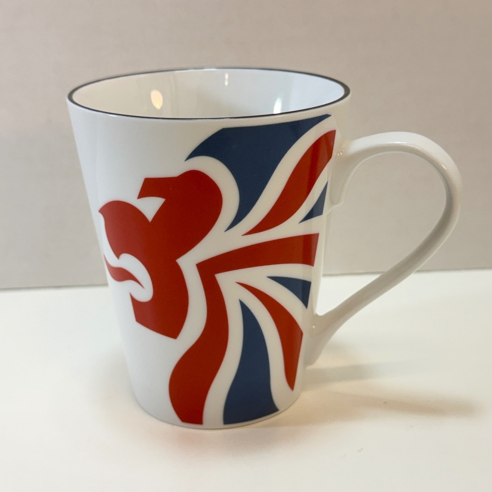 Team GB Olympics Union Jack Lion BOA 2009 Johnson Brothers Mug Cup 12 oz